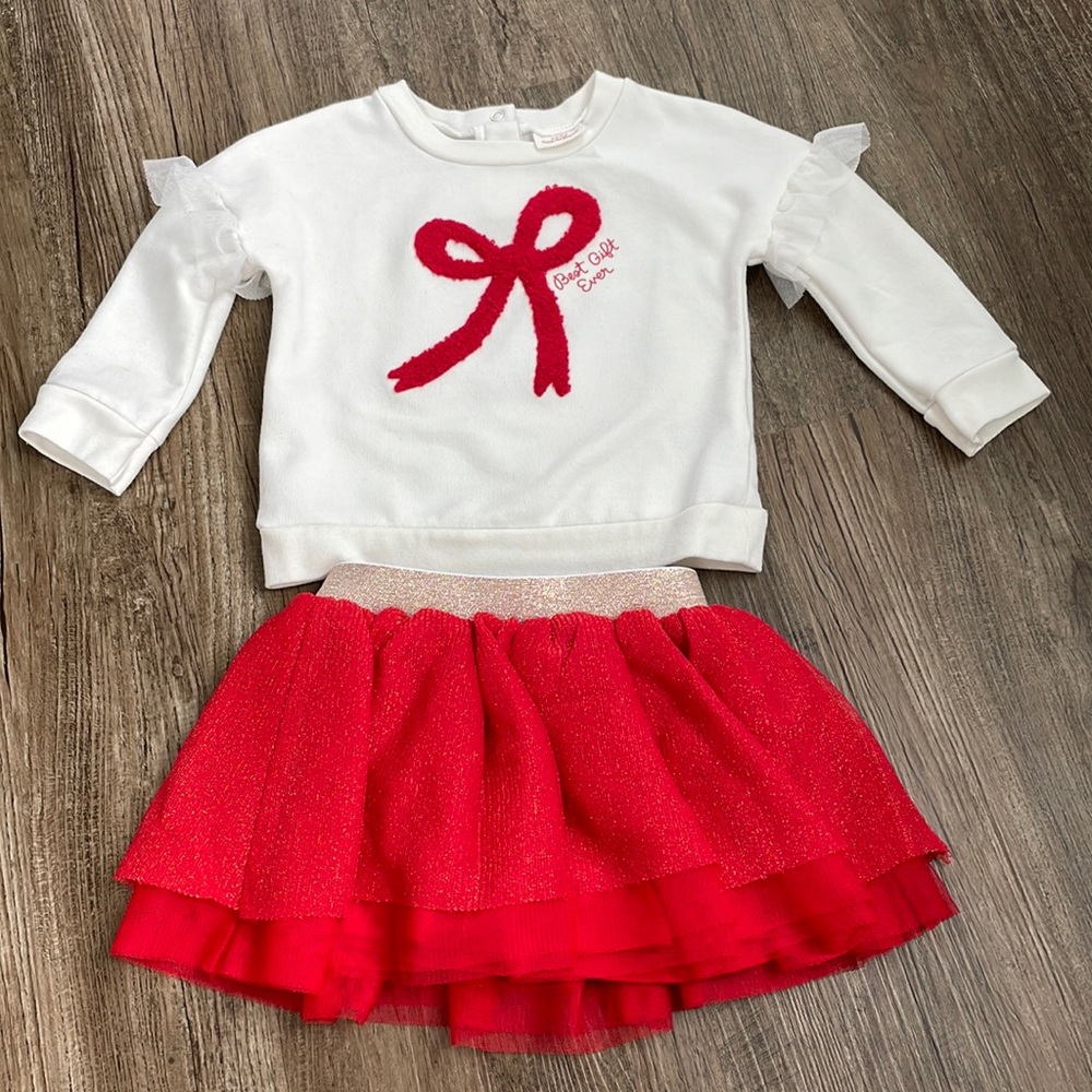 Cat & Jack “Best Gift Ever” Baby Girl Set Size 12M